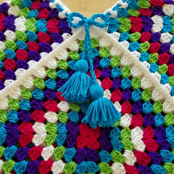 Hand made Poncho - Picture 2 of 4