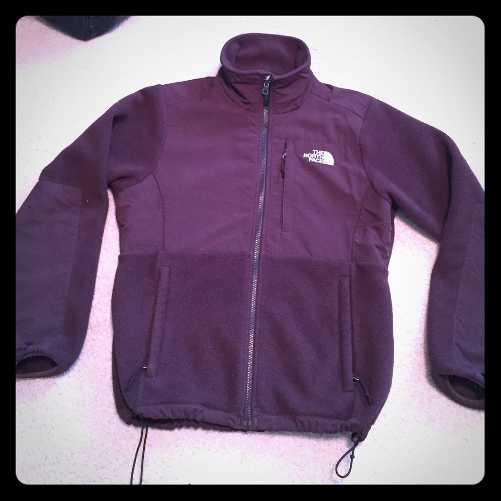 Chocolate brown northface Denali jacket
