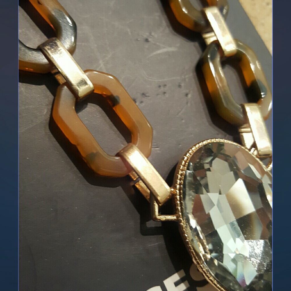 Unworn costume jewelry necklace