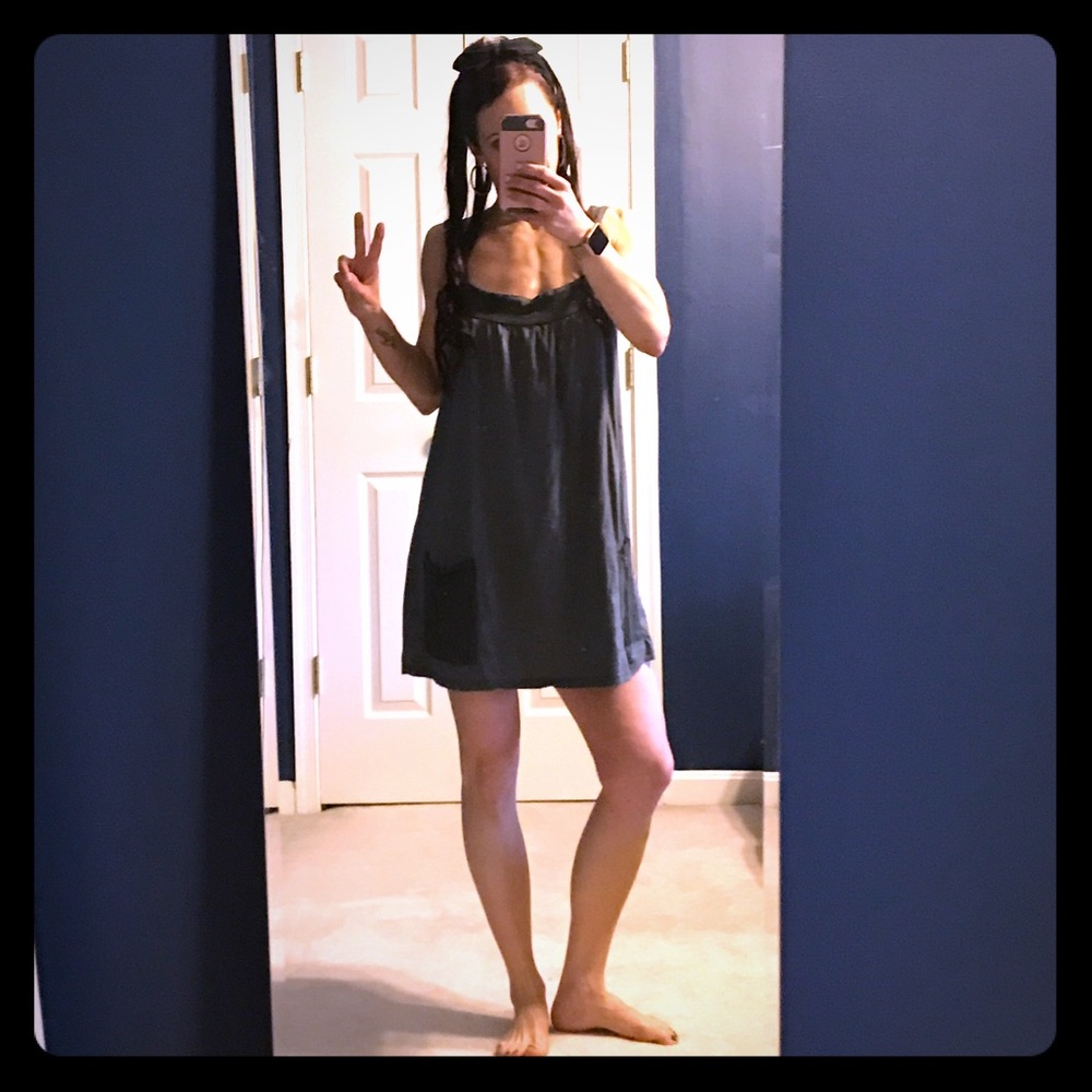 Tee shirt material tunic.