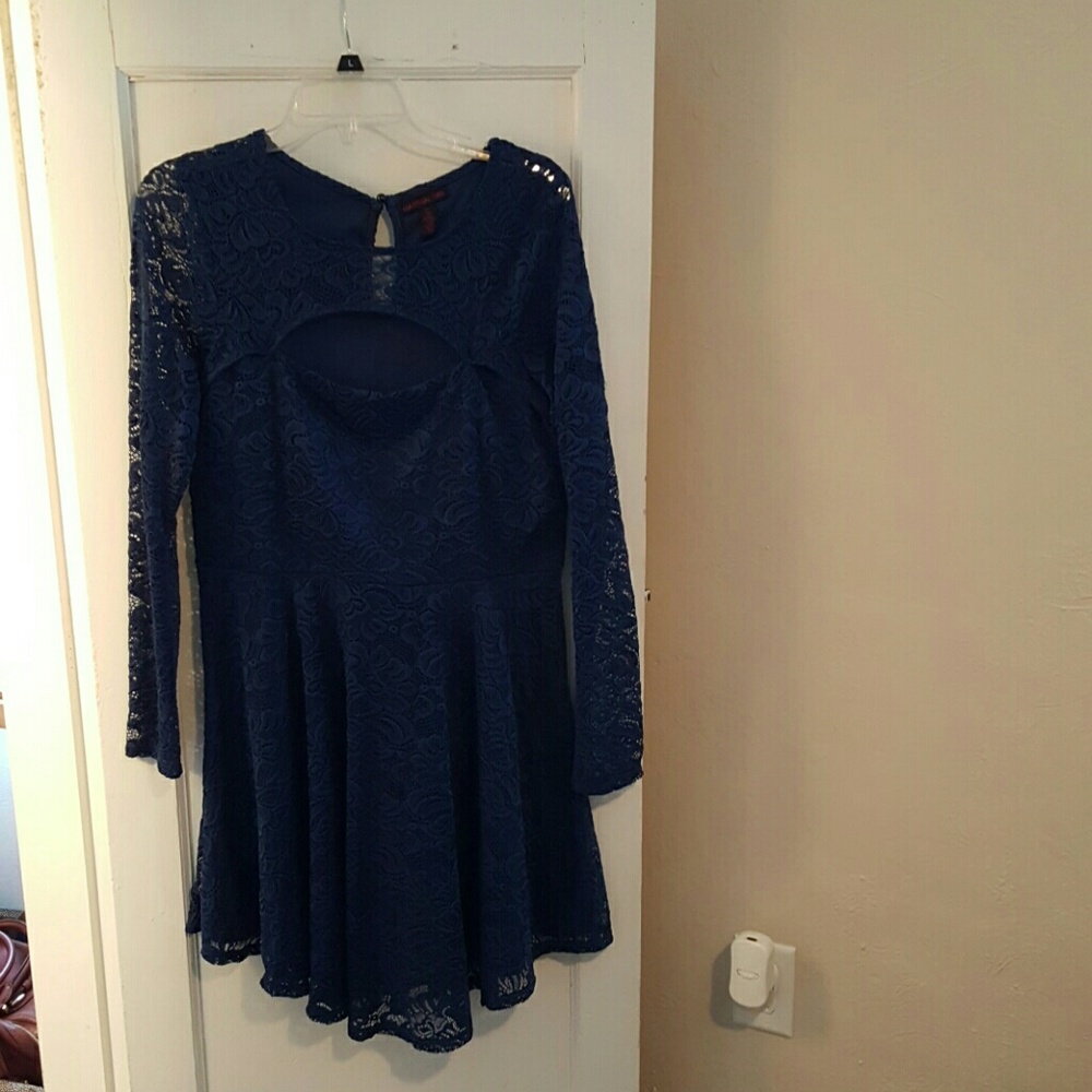 Navy cocktail dress