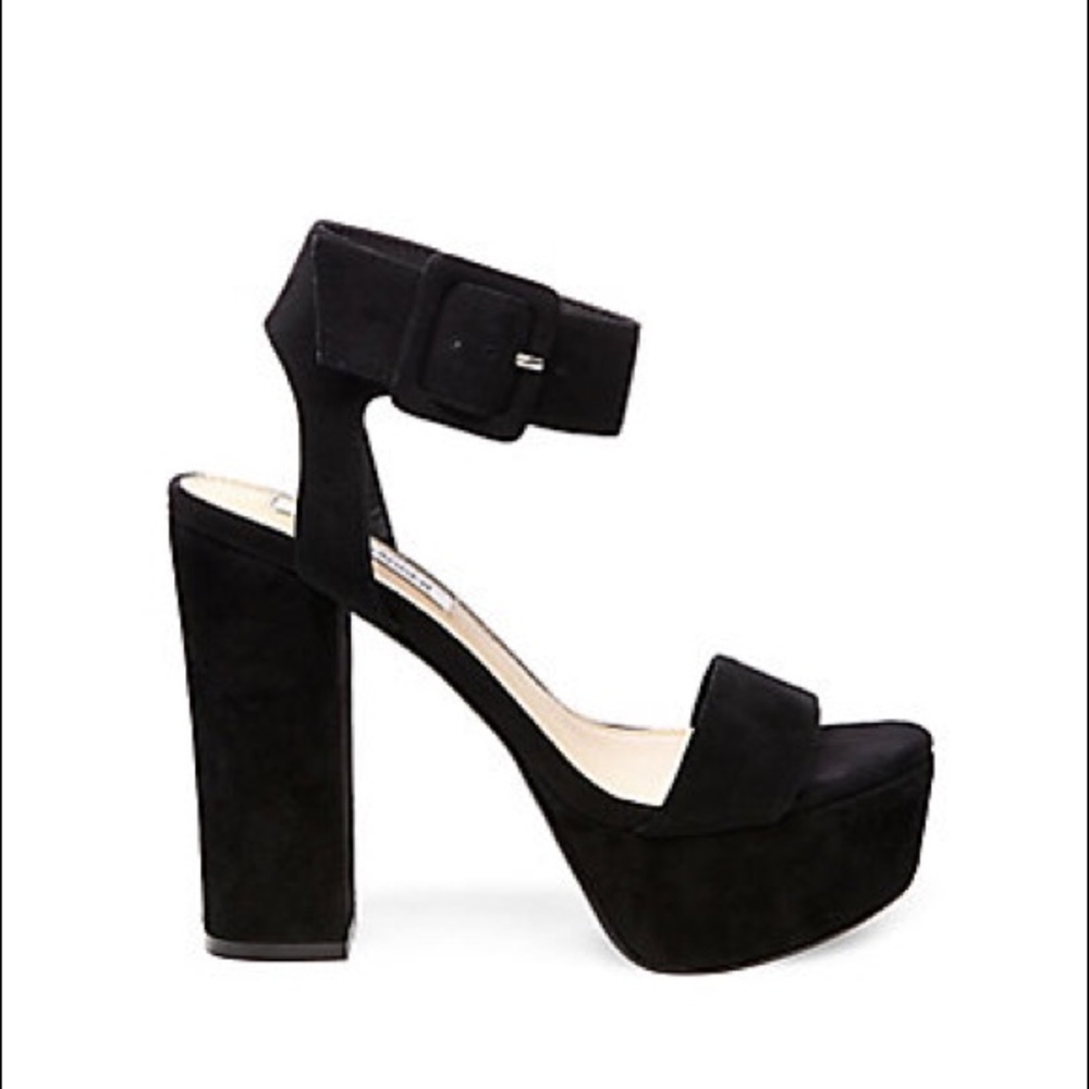 ISO Steve Madden Joline Black Platform Sandals