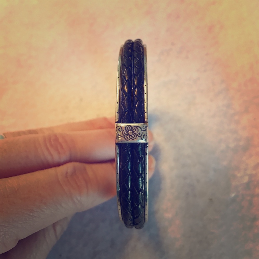 Round Brighton sterling silver bracelet