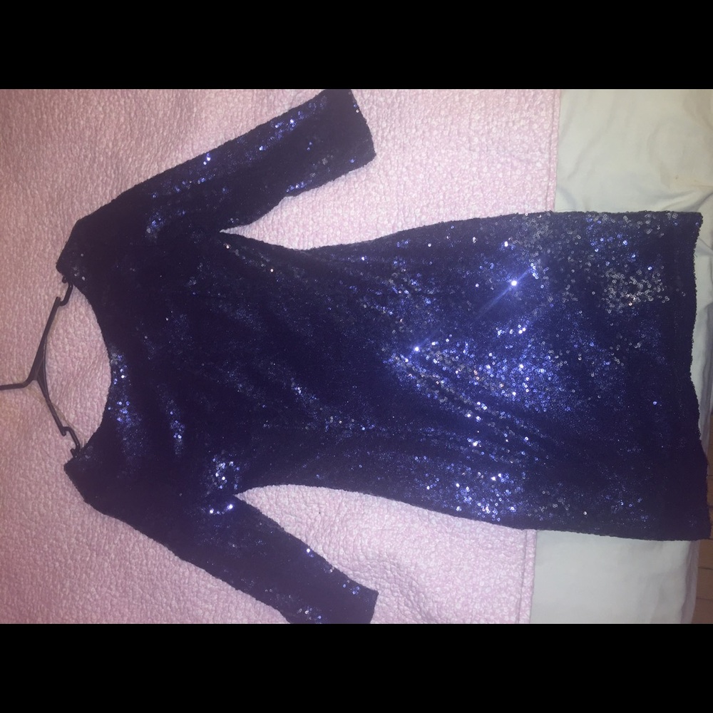 Blue sparkle dress