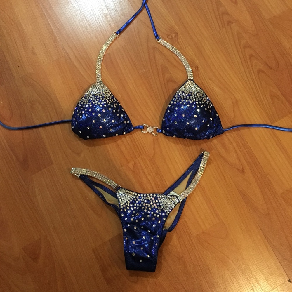 Ravish sands royal blue competition bikini