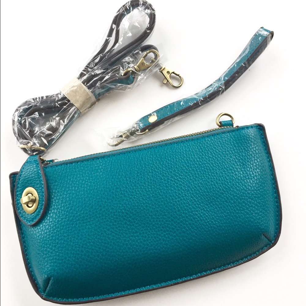 NWT Joy Susan Purse Cross Body Bag Blue Teal