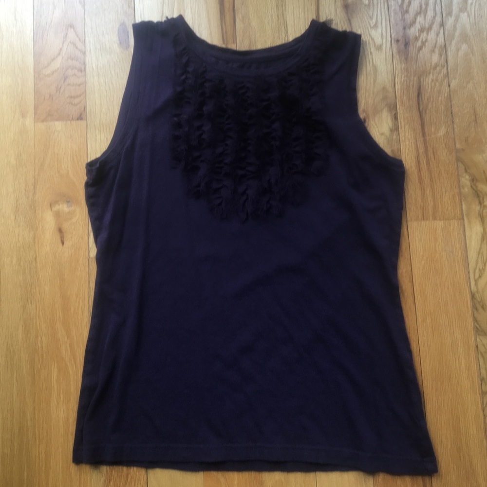 Gap tank with ruffle detail
