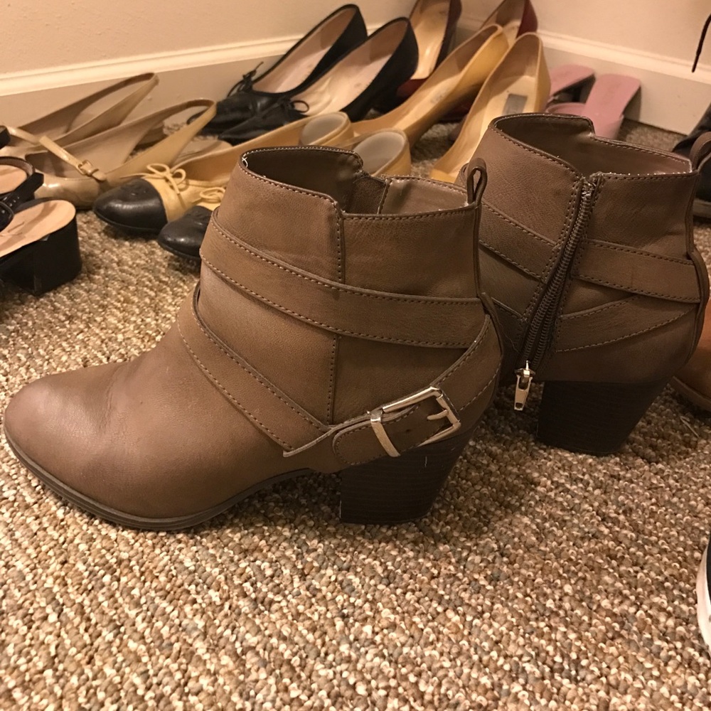SOLD Express khaki booties