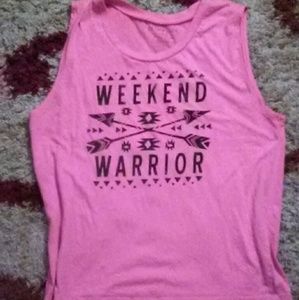 Sleeveless style tank top