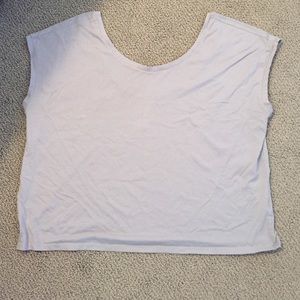 Fabletics Grey Crop Top