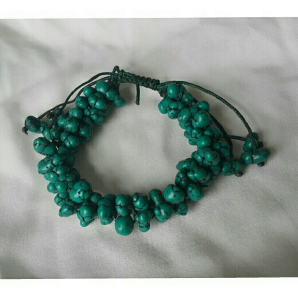 Unique Tibetan turquoise bracelet