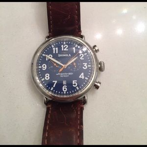 Shinola chronograph watch
