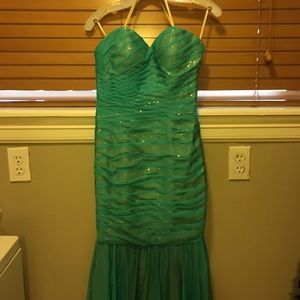 Teal dress