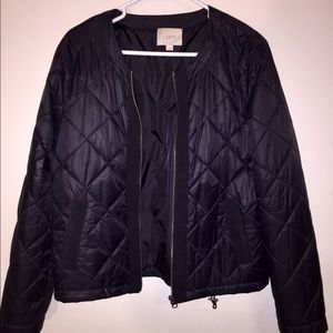 Quilted Bomber Jacket