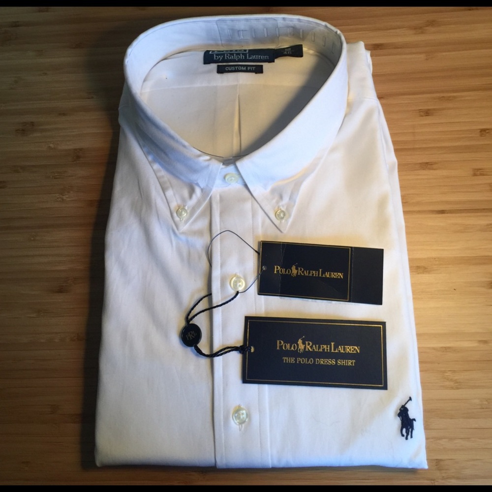 NWT Men's Polo Ralph Lauren Dress Shirt Size 46