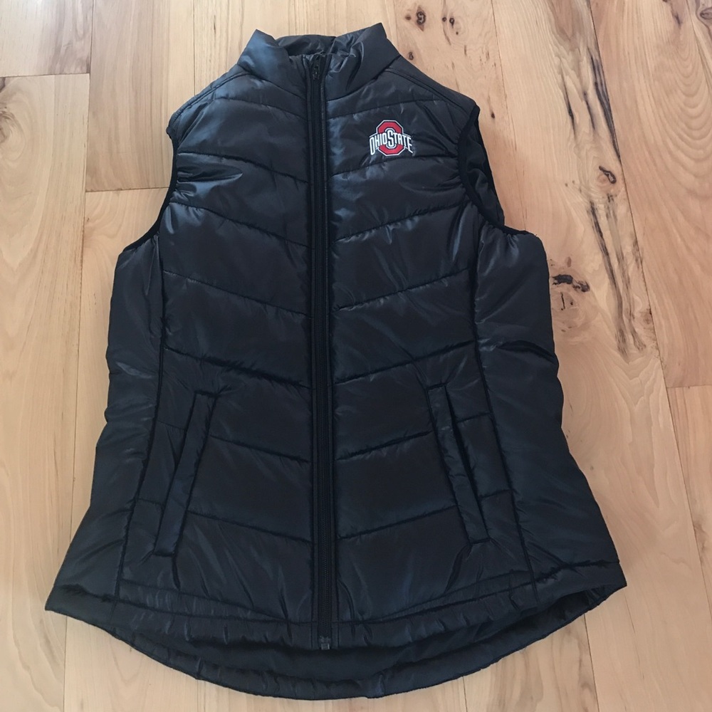 Ohio State Cutter & Buck Puffy Vest - Brand New!