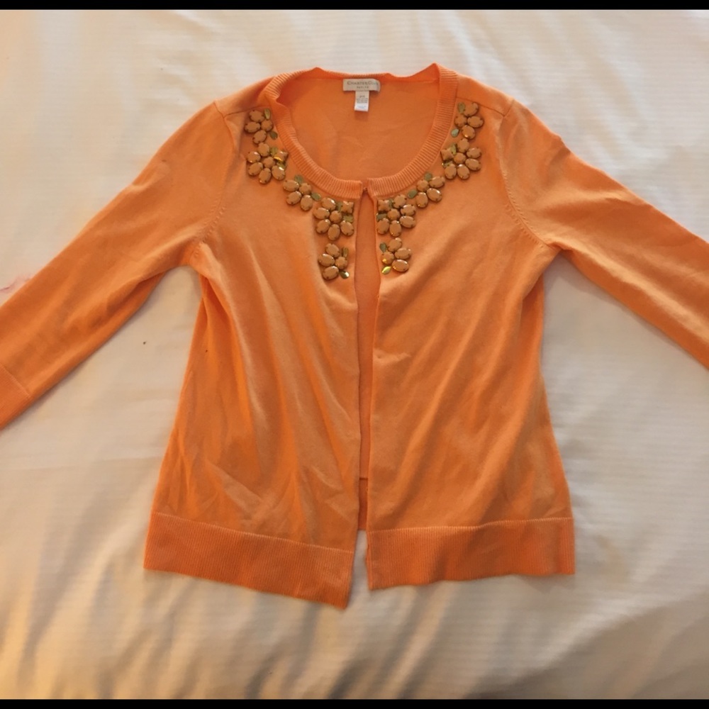 Charter Club Embellished Cardigan