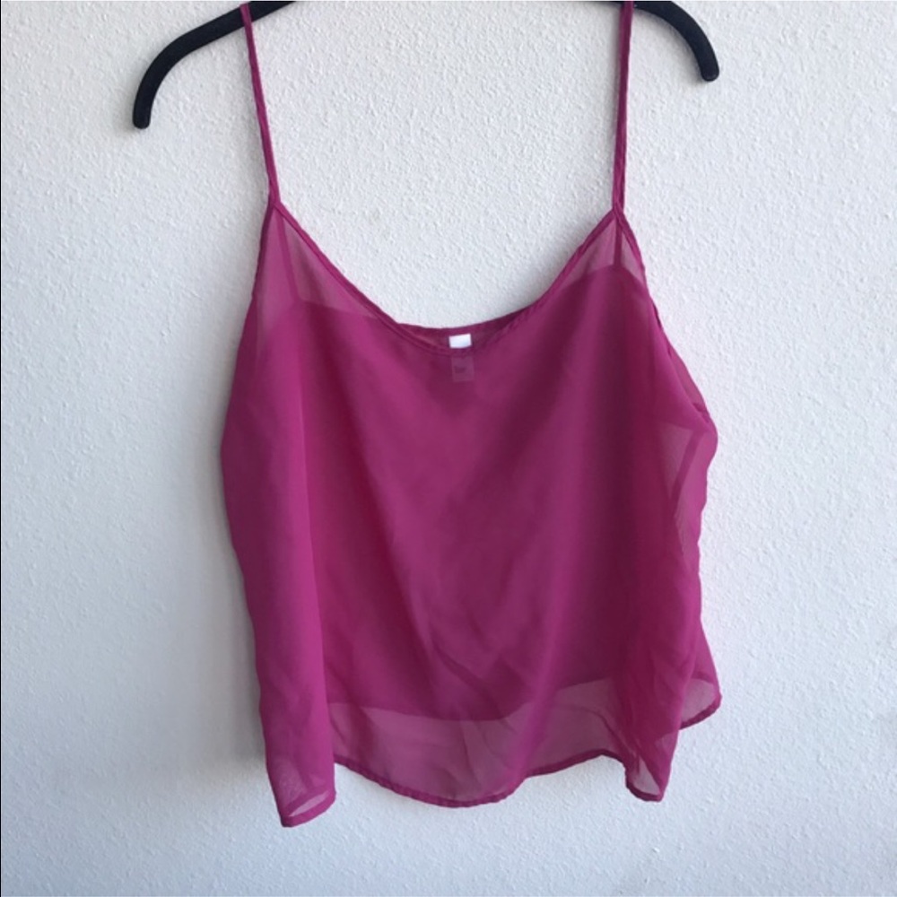 American Apparel Chiffon tank