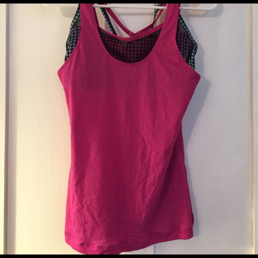 Lulu lemon bra and tank top