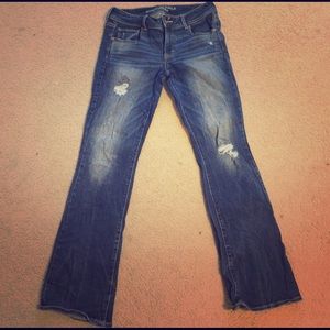 New American Eagle Kick Boot Jeans size8Regular