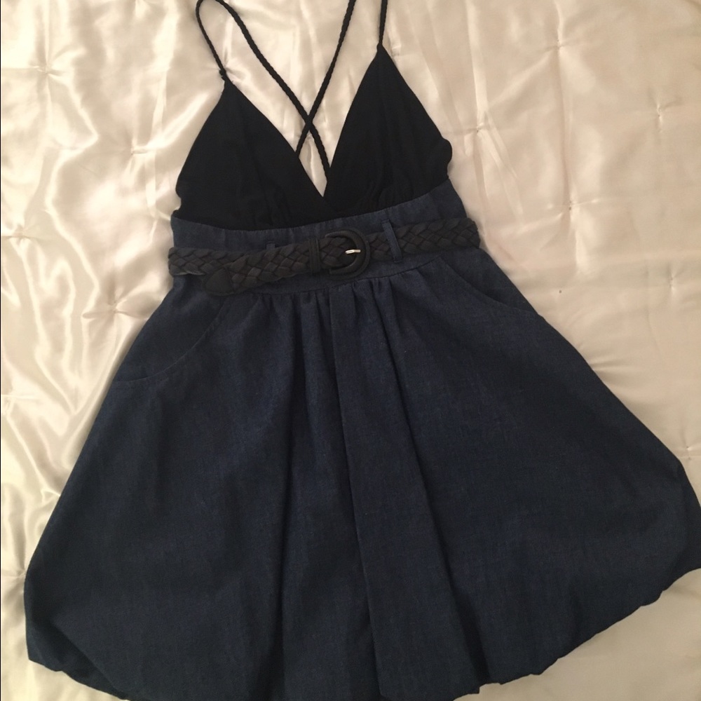 Voom Denim Tanya Babydoll Dress