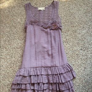 Beautiful Lavender Tiered A'Reve Dress