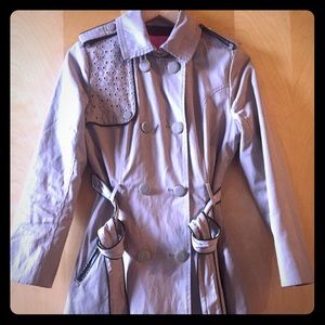 Betsey Johnson Trench Coat double breasted & lined