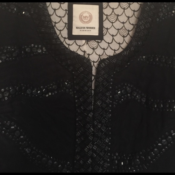 Eye catching beaded jacket by Malvin. - Picture 2 of 4