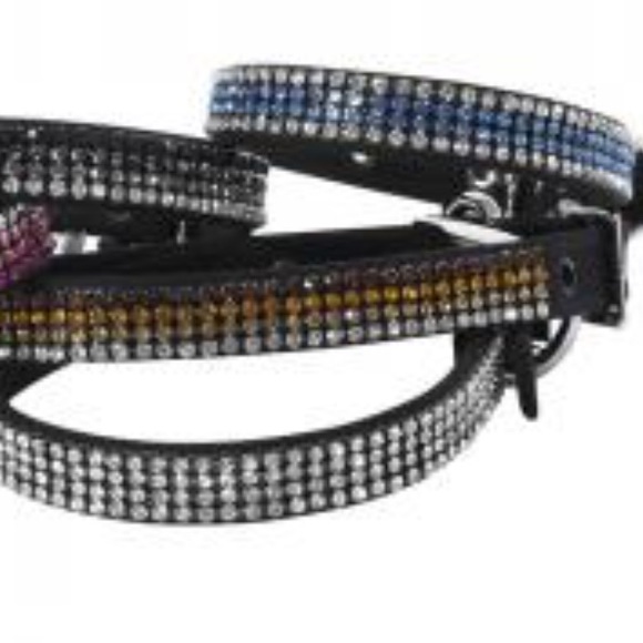 Diamond Diva Dog Crystallized Dog Collars, NWT - Picture 3 of 8