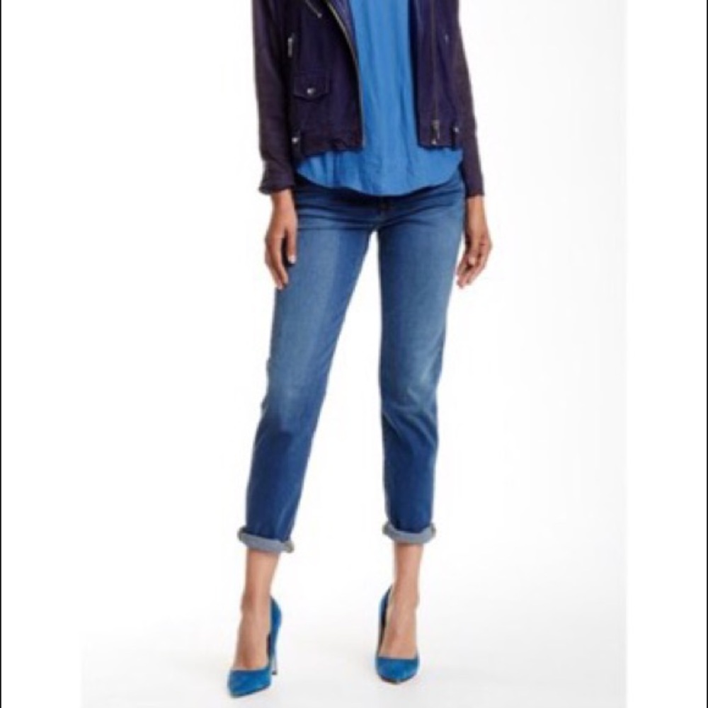 Spanx 5 Pocket Boyfriend Jean in Raven