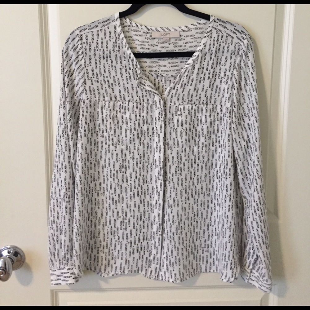 Long sleeve blouse
