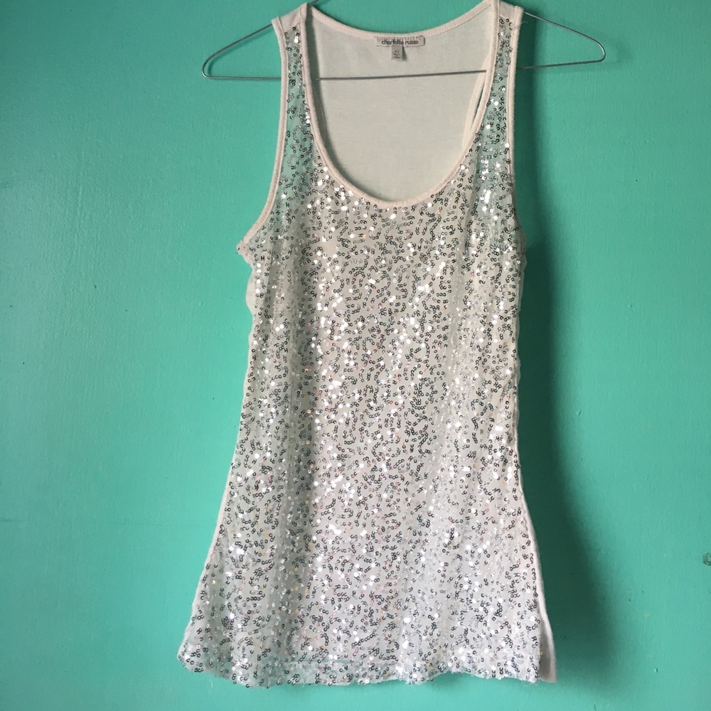 Sparkly tank top