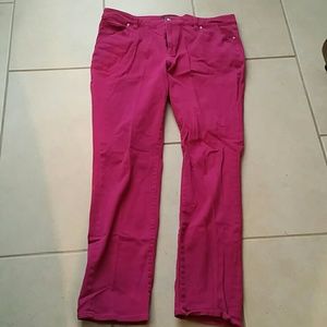 Pink jeans