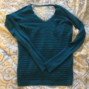 Calia Teal Knit Top