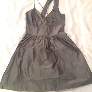 Voom Silver mini party dress