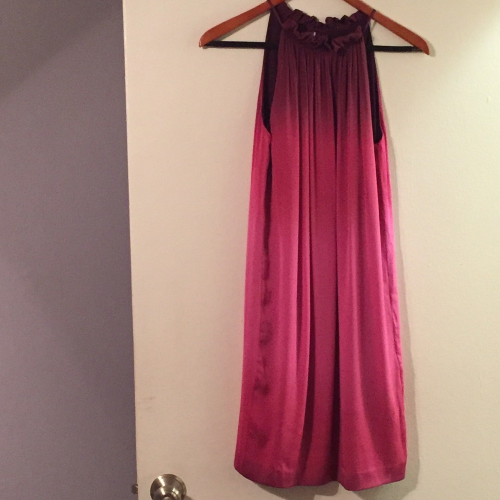 SOLD VINCE ombré silk dress