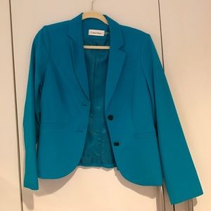 Crystal blue blazer
