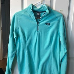 North Face Blue Quarter Zip