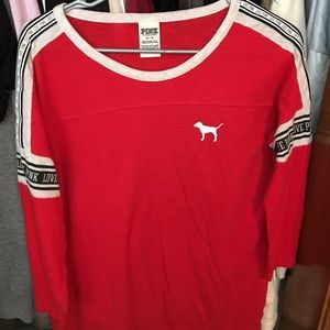 Red Victoria's Secret cozy pull over