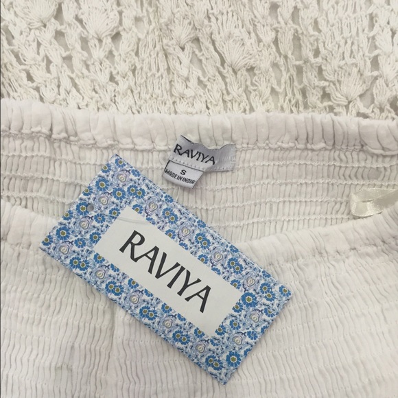 White Strapless Crochet Sun Dress/ Swim Cover Up - Picture 4 of 4