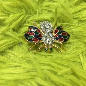 Real diamond Insect pendant