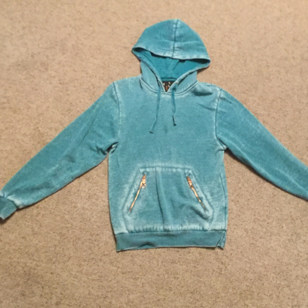 Turquoise sweatshirt