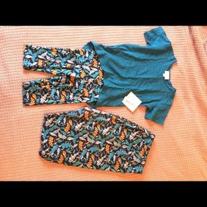 Lularoe Mommy & Me Set TC adult/ SM kids, 2