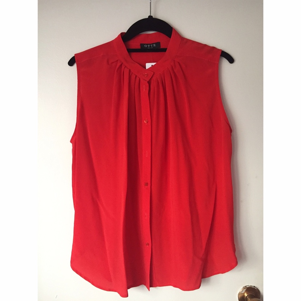 Otte New York Sleeveless Silk Blouse