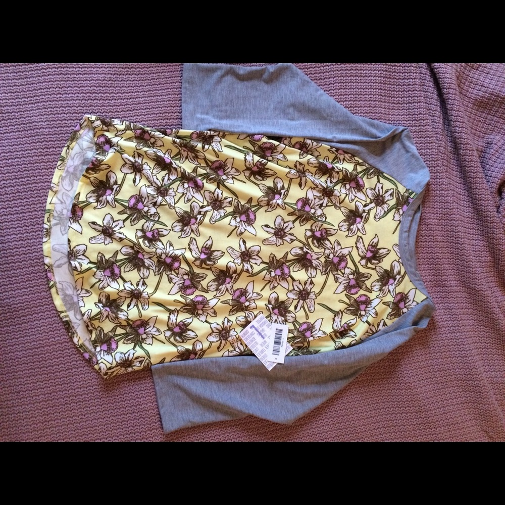 Lularoe L Floral Randy NWT