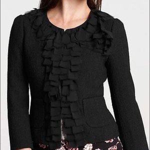 Rare!! Ann Taylor Cloque Novelty Jacket &Skirt Set