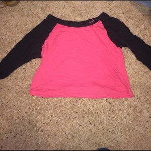 Cropped Baseball Tee