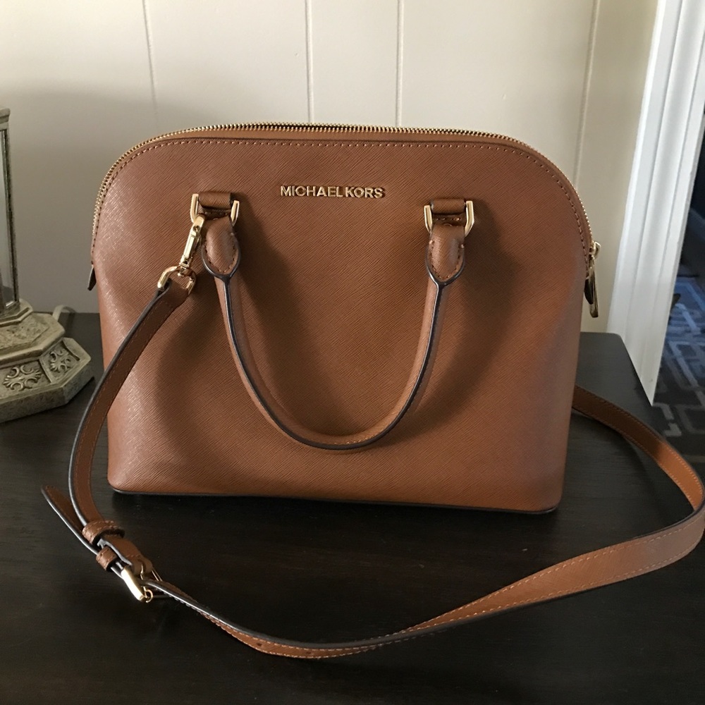 Michael Kors Medium Cindy Dome Satchel Handbag