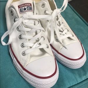BRAND NEW Women's White Converse ~size 10