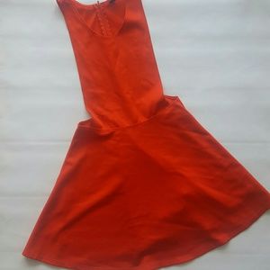 FUN Valija Gitana open in side flair red dress